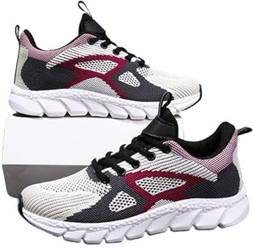 Chaussures De Trail Extra Larges pour Femmes, Chaussures Coussin De Soulagement à Bout Large, Chaussures OrthopéDiques De RandonnéE en Plein Air, pour Le Sport, La Course à Pied, Fitness, l'escalade