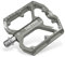 MZYRH Mountainbike Pedale, 9/16 3 Lager Fahrradpedale, rutschfeste leichte Aluminiumlegierung Fahrrad Plattform Pedale für Mountainbike, Rennrad (Silber)