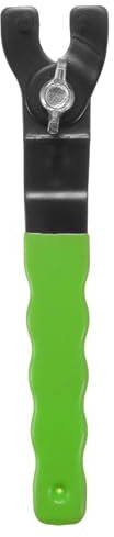 sourcing map Angle Grinder Wrench 0.47-2.1(12-54mm) Range Universal Adjustable Lock Nut Pin Replacement Wrenches Spanner, Green