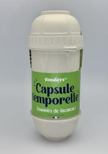Capsule temporelle (Souvenirs de vacances) - Activité ludique et conviviale pour conserver ses souvenirs de vacances, à faire seule ou en famille – Idée cadeau enfants – Fabrication française