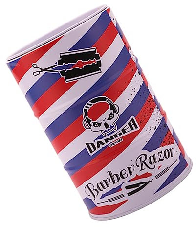 Beatifufu Abfallklingenbehälter wiederverwendbare Aufbewahrungsbox Entsorgungsbehälter für Rasierer Bank Rasierklingen Aufbewahrungsbox Abfall Rasierklingen Container schärfer Friseurzubehör