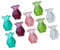 MUSISALY 10st Minivase Mini-puppenhauszubehör Mini-blumenvase Puppenhaus-blumenvase Winzige Vase Puppenstubenmöbel Miniaturvase Dekorationen Für Zuhause Minifiguren Puppenhausvase Plastik
