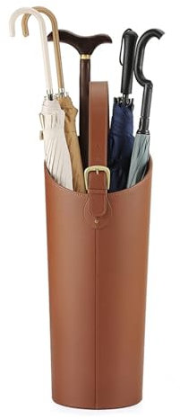 ZJFJMBD Porte-Parapluie en Cuir PU pour 5 à 10 parapluies Longs, Porte-Parapluie de Grande capacité pour entrées ponts garages Bureau Rang Parapluie