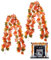 Tkxjry 2 Stück Künstliche Ahornblatt Girlande, 175cm Ahorn Blätter Girlande, Herbst Blättergirlande Thanksgiving Deko, Herbst Ahornblatt, Herbstdeko Hängepflanze, Party Kamin Dekoration Herbstlaub