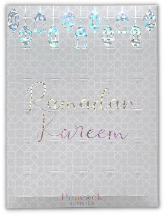 Ramadan Chocolate Countdown-Kalender – Grau & Schillernd