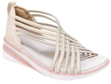 Angebote Des Tages Heute Blitzangebote Orange Sandals For Women Flip-Flops Mit Fußbett Pinke Sandalen Damen Pantoffeln Sommer Sandalette Pantoletten Plateau Hausschuhe Wechselfussbett Pantolette