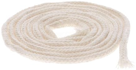 NKlaus Runddocht Baumwolle Durchmesser: 2mm, 1m, 2 mm, 1 m Docht, 1 Stück
