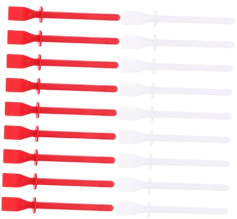 Klebstoffverteiler aus PP Copolymer, 20 Stück für Präzisen Auftrag | Handapplikator, Flexible Spitze, Exakte Verteilung bei Ölfarben, Bastel und Heimwerkerprojekten