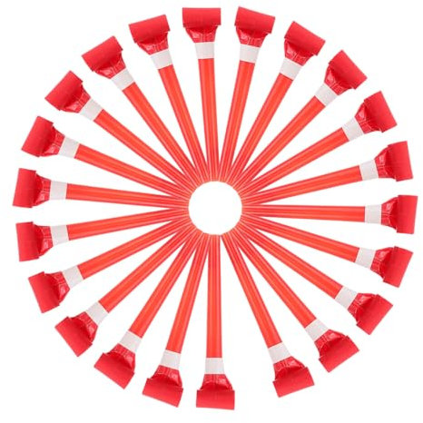 HOOTNEE 50 StüCk Party Pfeifen Party HöRner GebläSe Krachmacher Funny Whistles GebläSe Noisemaker Blowout Geburtstagsfeier Pfeifen FüR Neujahr Geburtstag Halloween Weihnachten