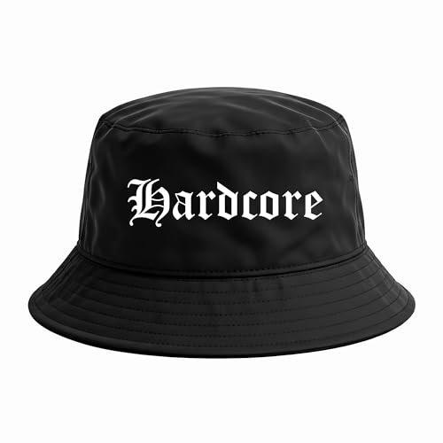 Hardcore Anglerhut | Mütze für Raver & Festivalfans – Sommermütze Unisex Fischerhut im Gabber Streetwear Style – Techno Accessoire für Männer & Frauen