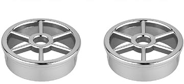 Pack of 2 x Taps2Traps Chrome Removable Shower Waste Grid for Shower Traps 41mm