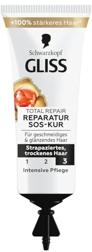 20er Pack - Gliss Kur Soforthilfe Intensiv-Kur - Total Repair - für trockenes, strapaziertes Haar - 15 ml