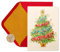 Papyrus Weihnachtskarten in Box mit Umschlägen, Frieden und Glück, Weihnachtsbaum (12 Stück)