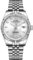 BUREI 38mm Automatik Uhr Herren Luxus Diamant Armbanduhr für Männer Mit Saphirglas Datumskalender (Silber)