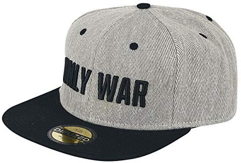 Difuzed SB824173WHM Only War Snapback Merchandise, grau/schwarz, Einheitsgröße