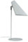 Dyberg Larsen Cale Tischlampe Weiß - Leselampe Hergestellt aus Metall - Modern & Leicht Nachttischlampe - GU10/35W - Schreibtischlampe in Dänisches Design - Schlafzimmer Deko ohne leuchtmittel