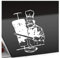 Kiwistar - Autoaufkleber - Döner Kebab Imbiss - Weiss - 14x10cm - Heckscheibe Auto Aufkleber wetterfest für Kfz LKW Mofa Truck - Sticker außen selbstklebend Tuning Zubehör für Fenster Fahrzeug Scheibe