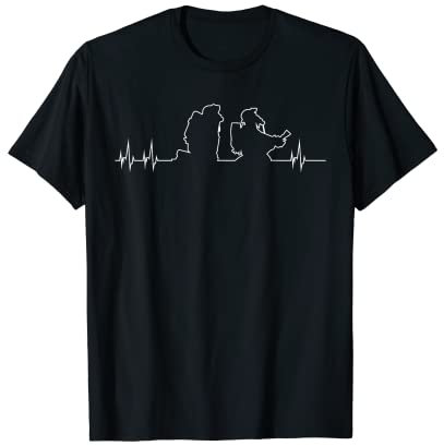 Feuerwehrmann Herzschlag Feuerwehr Firefighter Geschenk T-Shirt
