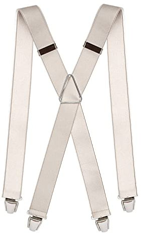 Pierrot Hosenträger Herren Breit und Vintage Premium - Made in Germany/France - Verstärktes Gummiband mit Extra Starken Metall Clips - Verstellbare Länge bis zu 130cm - Garantie auf Lebenszeit