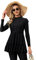 OBEEII Muslimische Bademode für Frauen Modest Solid Color Bademode Islamische Bademode Hijab Burkini Tankini Bademode, 3-teiliger Muslimischer Badeanzug für Frauen Schwarz 2XL