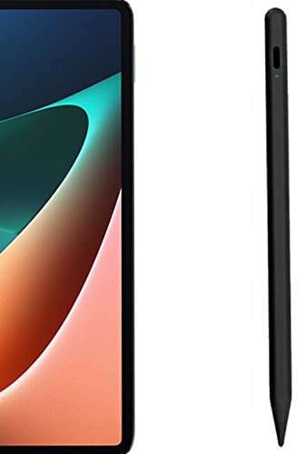 Eingabestift Druckempfindlicher 4096 Stifte Wiederaufladbar für XiaoMi MiPad 5 Pro 11 2021 MiPad5 Mi Pad 5 Pro Tablet Pen Rechargeable Eingabestifte aktiver Stift Touch Stylus Pen (Black)