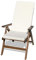 PARAMAISON Cuscino Imbottito per Sdraio Cook, Sfoderabile, Antigraffio, con Laccetti, Interni od Esterni, Imbottitura 5 cm, Universale Copri Sdraio Giardino 45x120 cm