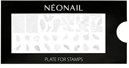 NEONAIL Stamping Plate 15 - Stamping Platte - Schablonen Platte - Nail Art - Nageldesign - Nagel Stempel Schablone - French Nails Schablone - Nagelkunst Stempel