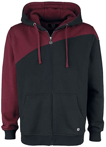 RED by EMP Herren schwarz-rote Kapuzenjacke