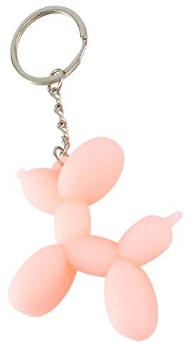 Perfekto24 Schlüsselanhänger Hund - Key Chain - Haustierschlüsselanhänger - Autoschlüsselanhänger - Schlüsselanhänger Hundemotive (Pink)