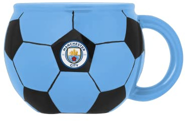 FOCO Officially Licenced Manchester City FC Sculpted Football Mug