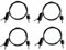 maidodo 4pcs Stahlseil 2,5m Hängende Aufhängung Befestigung Edelstahl Decke Drahtseil Seilaufhängung für LED Panel Lampe Hängeleuchte Pendelleuchte
