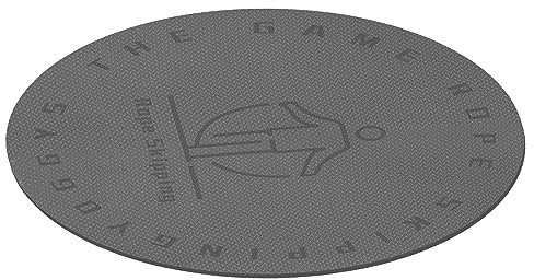 RVUEM Colchoneta para Saltar Cuerda, Colchoneta Deportiva para Saltar Cuerda, Estera De AbsorcióN De Impactos, Colchoneta Entrenamiento Redonda, para Ejercicios Cuerda Cruzada,Diameter 80cm,6mm
