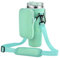 teelishly Water Bottle Carrier Bag, Fits Stanley Quencher H2.0, 40OZ Adjustable Shoulder Strap, Neoprene Water Bottle Holder for Camping, Stanley Cup Accessories for Sports Hiking, Travelling(green)