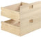 Astigarraga Kit Line Set mit 2 Schubladen für modulare Regalwürfel DINAMIC, massives Kiefernholz