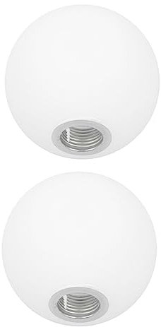 Gadpiparty 2stücke Glas Lampenschirm Abdeckung Kugellampenschirm Deckenlampenschirm Milchglaslampenschirm Ball Lampe Abdeckung Für Schlafzimmer Wohnzimmer