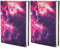 craspire Starry Tie-Dye Dehnbarer Bucheinband, 6X9 elastische Notebook-Hülle, Bis Zu 18.5 langlebige, Waschbare, Wiederverwendbare Schutzhülle Für Liebhaber von Hardcover-Taschenbüchern