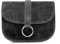 lePelou Umhängetasche aus Veloursleder, Wildleder Handtasche, Cross Body Tasche Geschenk (Schwarz)