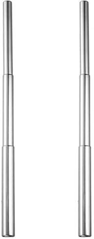 2 Pcs Reusable Stainless Steel Telescopic Collapsible Straws - Portable Metal Drinking Straws for Travel & Home