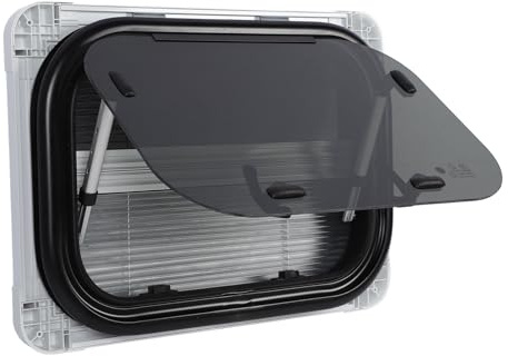 Wohnwagen-Fenster, Sichere Abdichtung, -Schutz, 40,6 X 30,5 Cm, Wohnmobil-Öffnungsfenster, Hitzeschutz mit Bildschirmen, Anhänger-Sonnenschutz