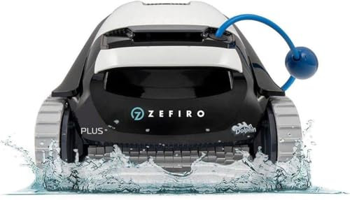 Dolphin My Zefiro Plus Digital, Robot Elettrico Pulitore per Piscina fino a 10 Mt, Fondo + Pareti, Filtrazione Particelle Sottili, 3 Anni di Garanzia