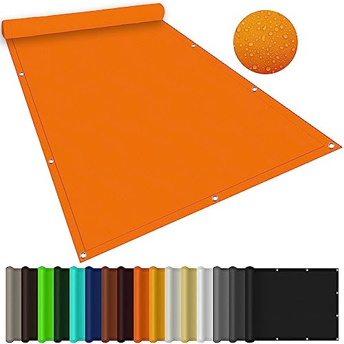 Voile d'ombrage rectangulaire 2 x 6,5 m pour jacuzzi S, pour jardin, plage, terrasse, noir