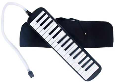 our fave Air Piano Keyboard Sopran Melodica with Long Tube, Short Mouthpieces & Carry Bag, 32 Keys Melodica Instrument for Kids