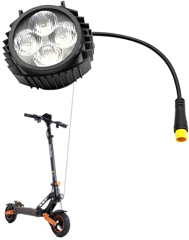 airwak E-Scooter Frontlichter Zubehör Kompatibel mit KuKirin G2 Max / G2 PRO KickScooter Kickscooter 3 Pin Ersatz des LED Frontlichts G2 Max Original Zubehör