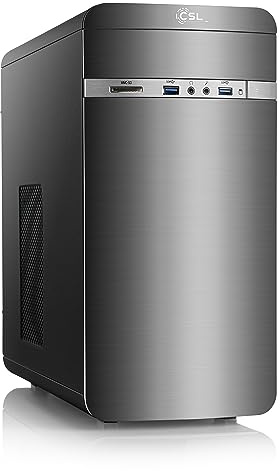 Gaming PC - AMD 5655G, Radeon, 32 GB RAM, 2000 GB SSD, WLAN, Windows 11 | Ryzen 5 6x 3.9 GHz, Radeon Grafik, M.2 NVMe, DDR4, Wifi, Win11 Pro, günstiger Entry Level Computer für Zocker (A13421)