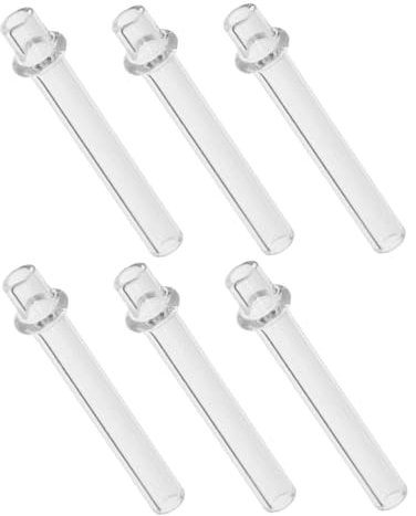 DONFAMDS 6stücke Glasdochthalter Für Öllampen Geeignet Für Petroleumlampen Als Zubehör Für Lampenölröhren Und Öllampenröhren Für Zuhause Und Vintage-röhren Mit Stabiler Flamme Und Einfacher