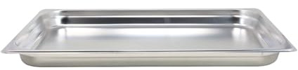 UNIQUE HOME LIVING Gastronorm Pan 1/1, Stainless Steel Food Container Gastronorm Tray 4cm Deep, Hot and Cold Food Storage Containers, Stackable 1/1 GN Catering Pan Without Lid, Rust-Resistant