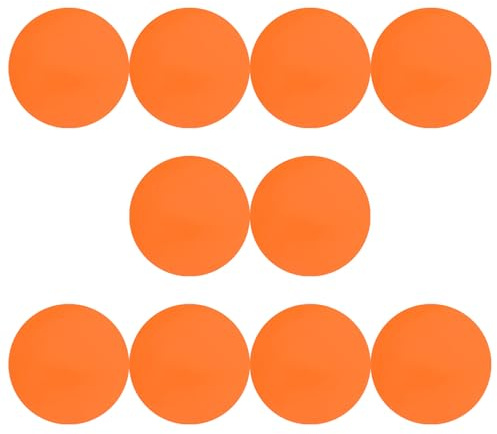 BESPORTBLE 30 Farbkorrekturfolien: 66 mm Lichtfilter, farbige Kunststofffolien für Leuchtstoffröhren und Strahler – Diffusorfolien für LED-Heim- und Studiobeleuchtung, Orange
