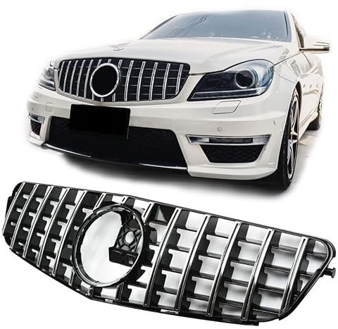 GCP Grill Sport Kühlergrill Chrom passt für Mercedes W204 PANAMERICANA AMG GT DESIGN