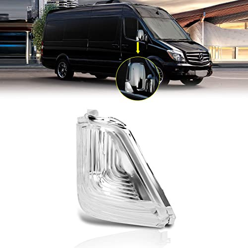 TangMiGe Blinker für Mercedes Benz MB Sprinter 906 06/2006-01/2018, 907/910 02/2018-up; Volkswagen VW Crafter 30-50 (2E) 2006-2016, 1 Stück Rechte, Spiegel Blinker Seitenblinker Blinkleuchte.
