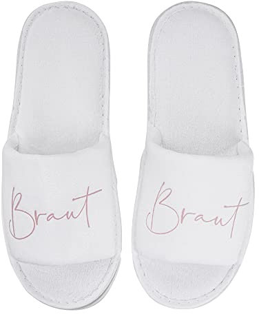 shopandmarry Pantoffeln Braut deutsch | Bride | Pantoffeln für die Hochzeit